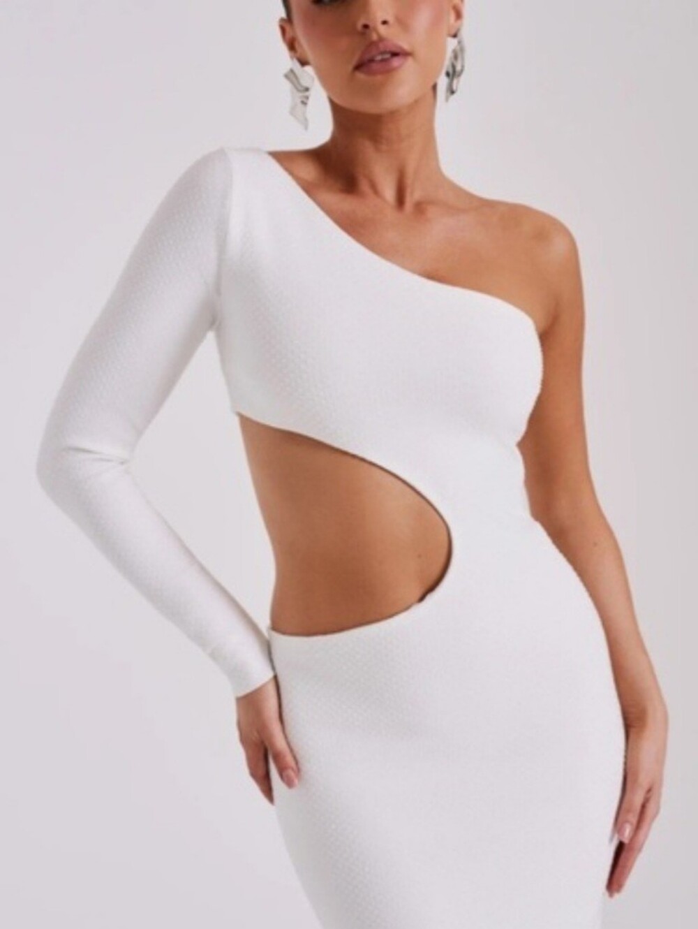 Meshki ALLISON  Single-Sleeved Maxi Dress 